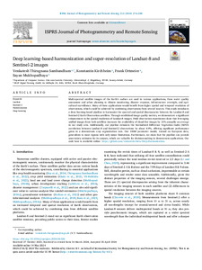 Thumbnail for Deep learning-based harmonization and super-resolution of Landsat-8 and Sentinel-2 images